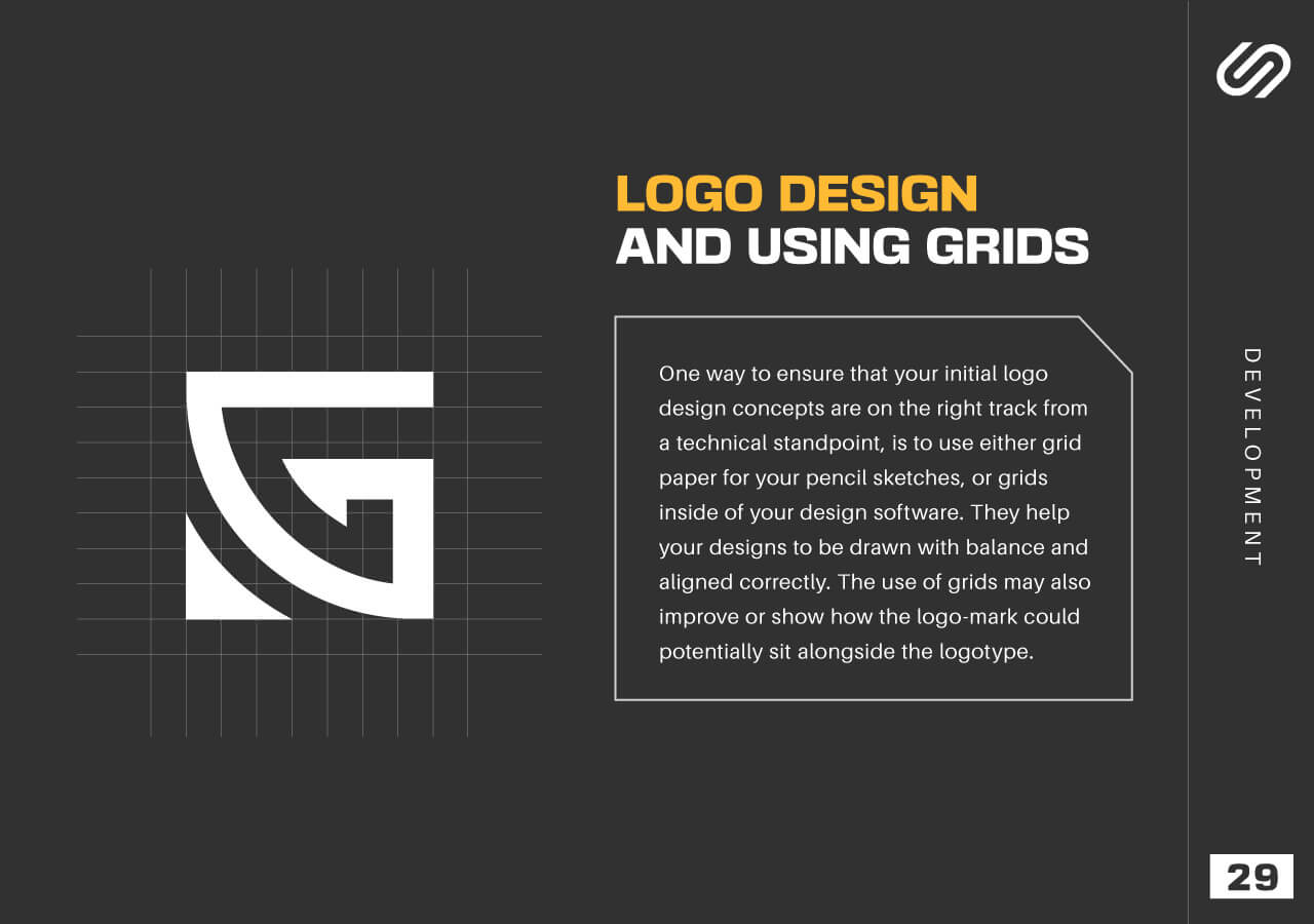 logo design using grids
